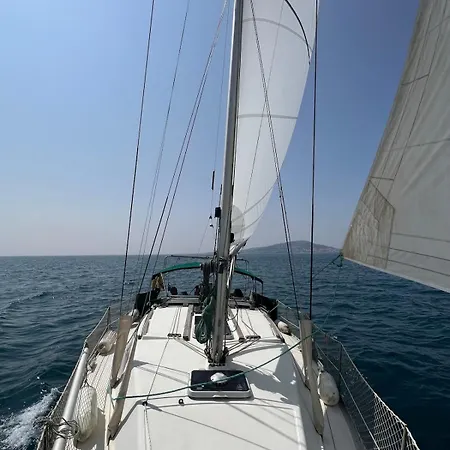 Voilier 36 Pieds A Au Mole Saint Louis Face Au Mont Saint Clair Bådhotel